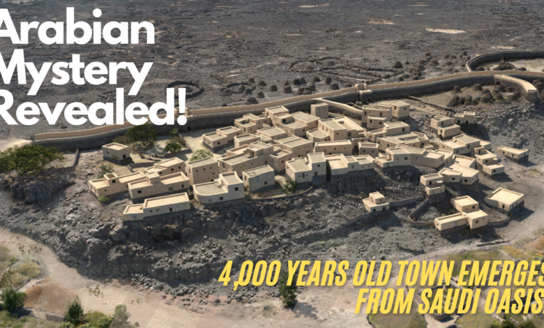 Desert Mystery Revealed: 4,000-Year-Old Town Emerges from Saudi Arabian Oasis!