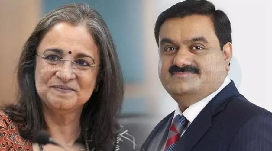 SEBI chief Mrs Buch and Adani