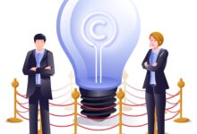 a man and woman standing next to a light bulbCompanies Offering Intellectual Property Services